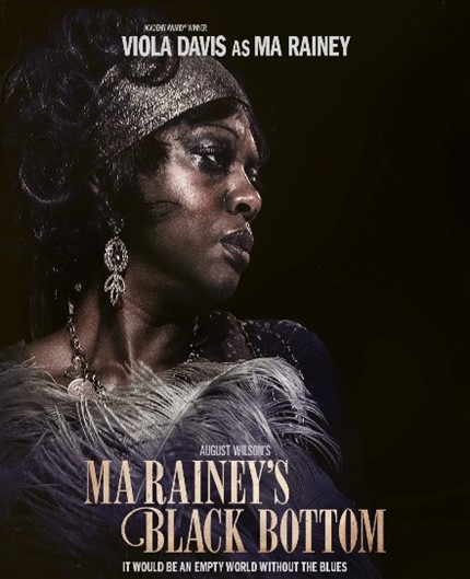 Movie poster with woman in old-timey clothing looking off into the distance